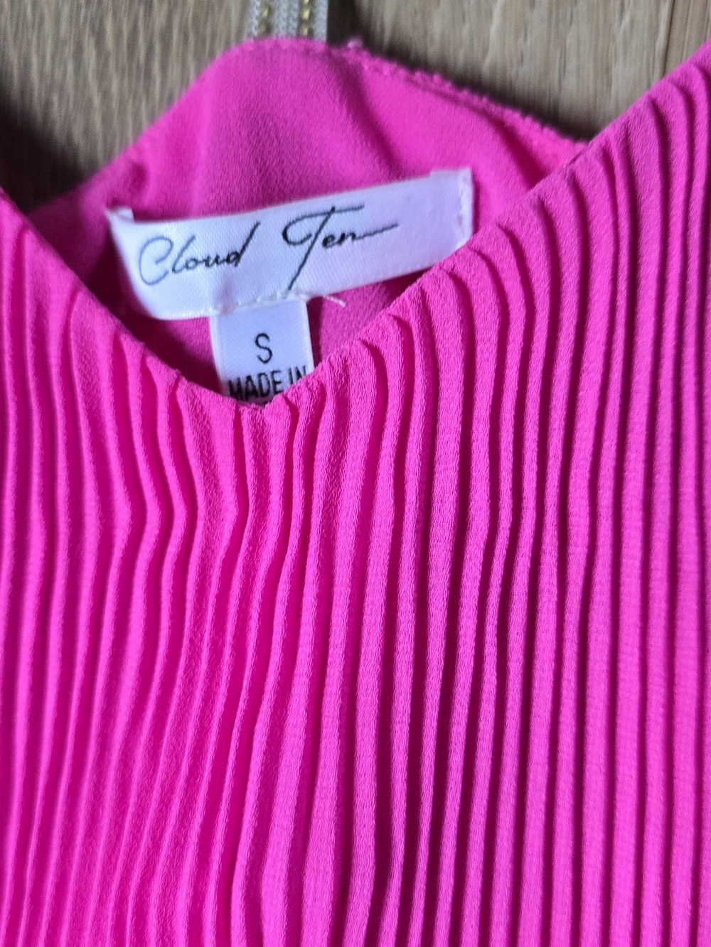 Cloud Ten Pink Ruffle Tank - Picture 3 of 3